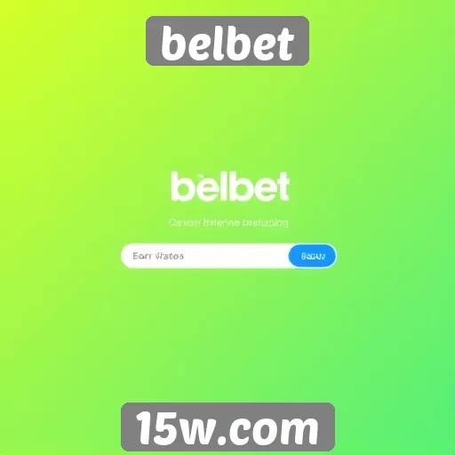 Análise da interface do usuário do site belbet